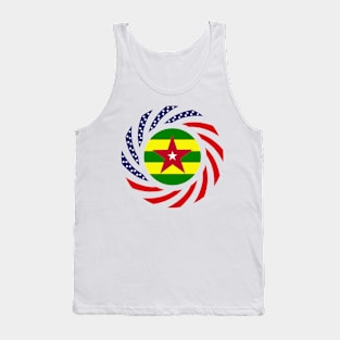 Togolese American Multinational Patriot Flag Series Tank Top